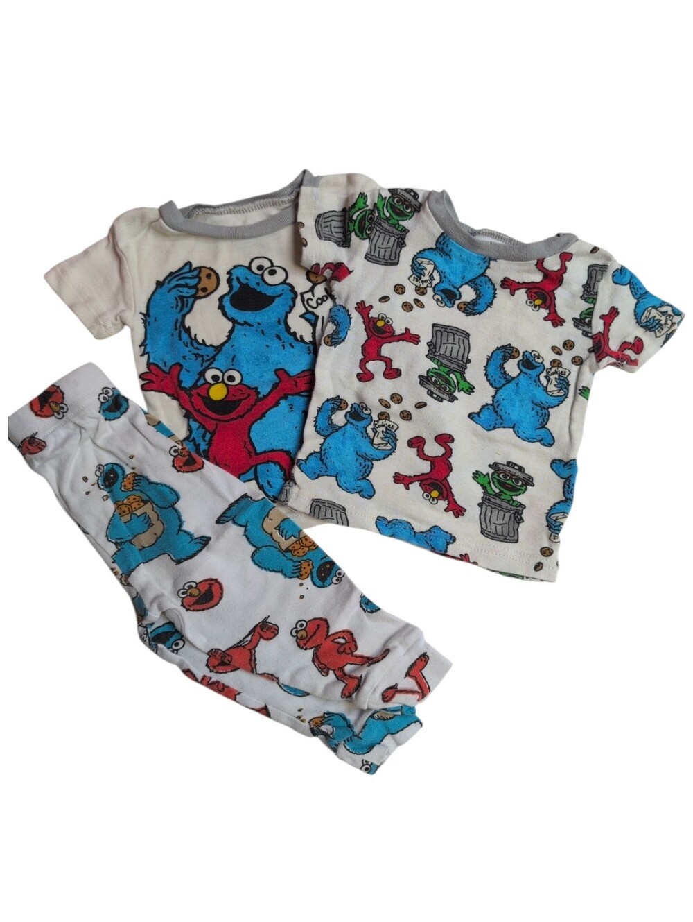 SESAME STREET 3 Piece Pajama Set
